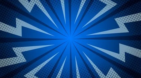 Halftone texture comic book superhero vector background Stock Illustration