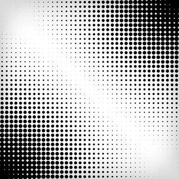 Halftone texture with dots. Vector. Stock Illustration