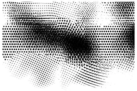 Halftone texture engraved in hipster style on halftone background. Vintage Stock Illustration