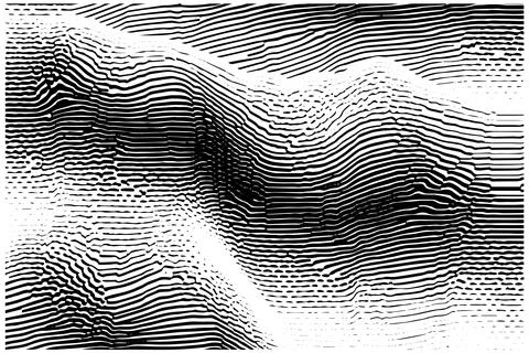Halftone texture engraved in hipster style on halftone background. Vintage Stock Illustration
