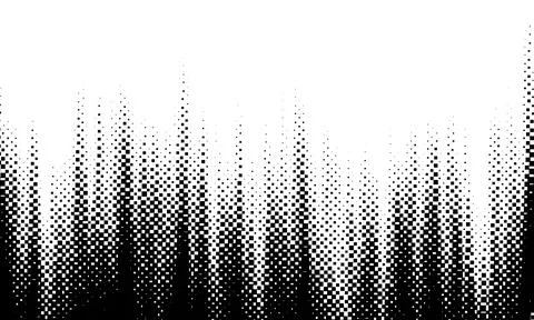 This halftone texture transitions smoothly from black to white, adding depth  Stock Illustration