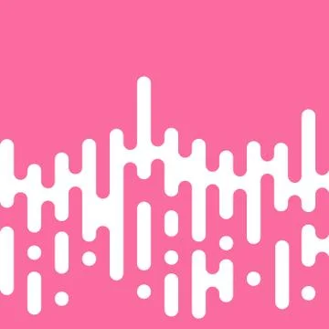 Halftone transition pattern background. Irregular rounded lines. Vector illus イラスト素材