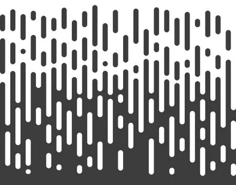 Halftone transition pattern background. Irregular rounded lines. Vector illus Stock Illustration