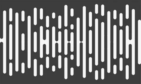 Halftone transition pattern background. Irregular rounded lines. Vector illus Stock-Illustration