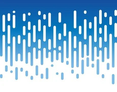 Halftone transition pattern background. Irregular rounded lines. Vector illus Stock Illustration