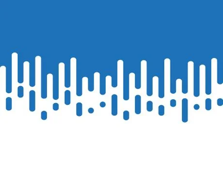 Halftone transition seamless pattern, irregular rounded lines. Vector illustr Stock Illustration