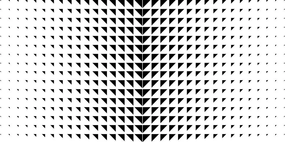 Halftone triangles abstract background. Black and white pattern. Hipster fash 스톡 일러스트