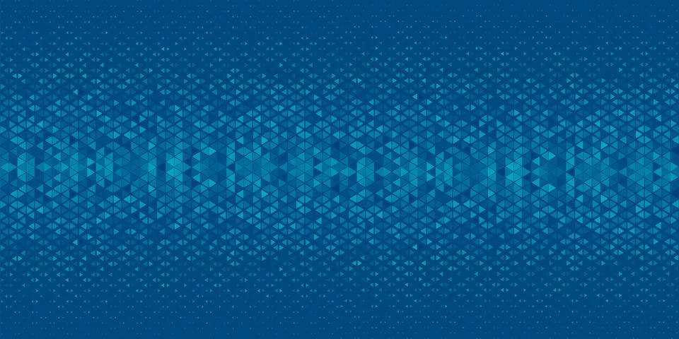 Halftone triangles abstract background. Blue geometric pattern. Hipster fashi 스톡 일러스트