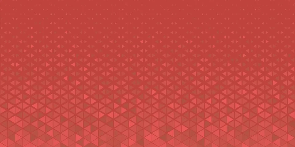 Halftone triangles abstract background. Red geometric pattern. Hipster fash.. イラスト素材
