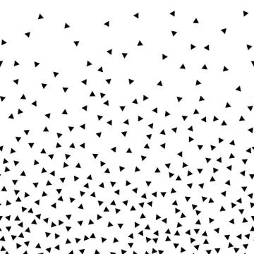 Halftone Triangular Pattern Vector. Geometric Abstraction. Triangle Pattern Stock Illustration