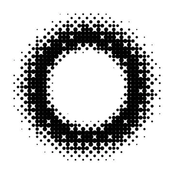 Halftone vector background Halftone background. Vector illustration on whi... Stock Photos