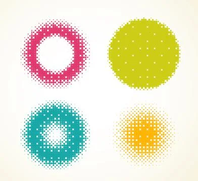 Halftone vector background Stock Illustration