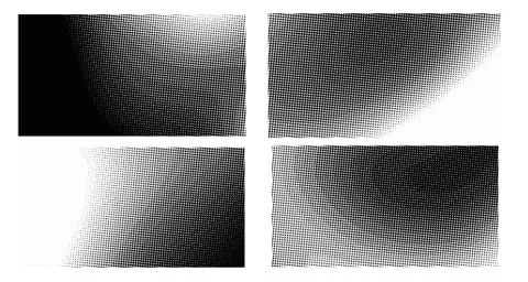 Halftone vector dots Background. Set Grunge Pattern. Pop-art Fade Overlay. Bl Stockillustratie