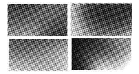 Halftone vector dots Background. Set Grunge Pattern. Pop-art Fade Overlay. Bl Illustrazione stock