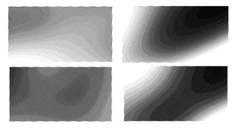 Halftone vector dots Background. Set Grunge Pattern. Pop-art Fade Overlay. Bl Stock Illustration