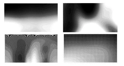 Halftone vector dots Background. Set Grunge Pattern. Pop-art Fade Overlay. Bl 스톡 일러스트