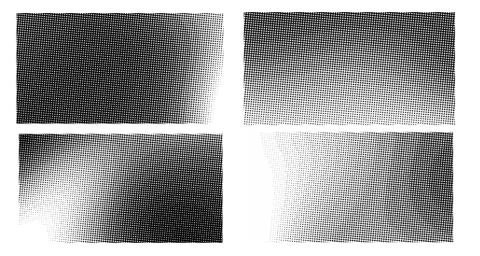 Halftone vector dots Background. Set Grunge Pattern. Pop-art Fade Overlay. Bl イラスト素材