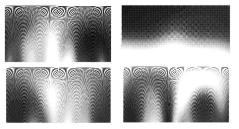 Halftone vector dots Background. Set Grunge Pattern. Pop-art Fade Overlay. Bl Illustrazione stock