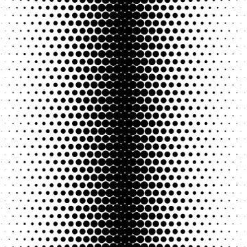 Halftone vector dots gradient background Stock Illustration