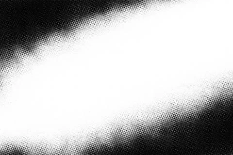 Halftone vector texture overlay with vignette Stock Illustration