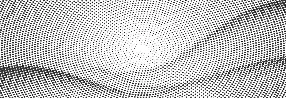 Halftone wave background. Abstract dot minimalistic pattern. Vector texture Stock Illustration