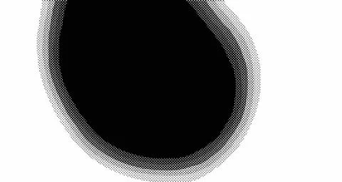 Halftone wave background. Curved gradient texture or pattern. Vertical gradie 스톡 일러스트