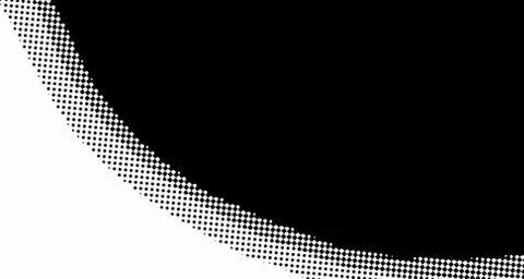 Halftone wave background. Curved gradient texture or pattern. Vertical gradie 스톡 일러스트