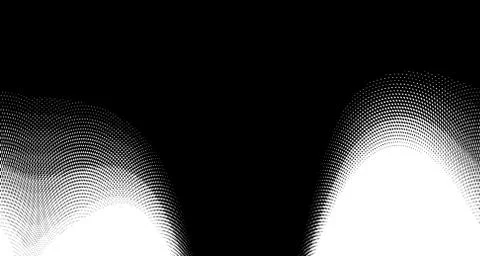 Halftone wave background. Curved gradient texture or pattern. Vertical gradie イラスト素材