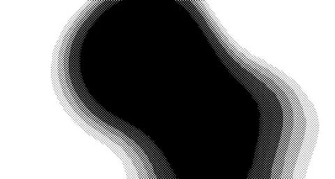 Halftone wave background. Curved gradient texture or pattern. Vertical gradie Illustrazione stock