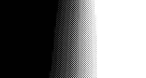 Halftone wave background. Curved gradient texture or pattern. Vertical gradie イラスト素材