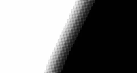 Halftone wave background. Curved gradient texture or pattern. Vertical gradie Illustrazione stock