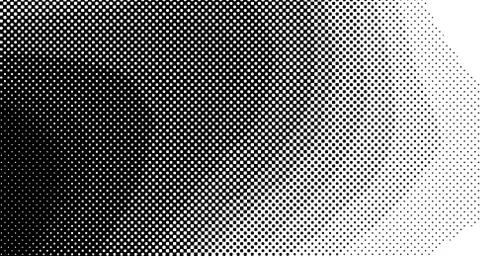 Halftone wave background. Curved gradient texture or pattern. Vertical gradie Illustrazione stock