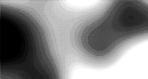 Halftone wave background. Curved gradient texture or pattern. Vertical gradie Illustrazione stock