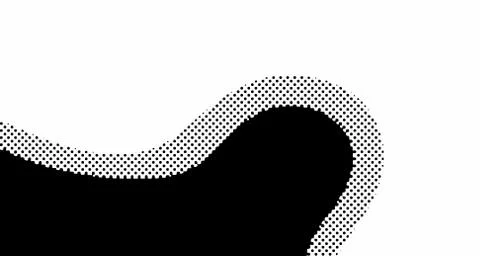 Halftone wave background. Curved gradient texture or pattern. Vertical gradie 스톡 일러스트