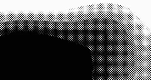 Halftone wave background. Curved gradient texture or pattern. Vertical gradie イラスト素材