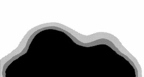 Halftone wave background. Curved gradient texture or pattern. Vertical gradie イラスト素材