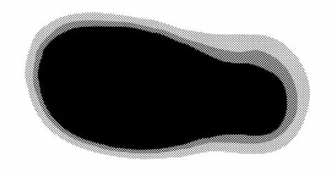 Halftone wave background. Curved gradient texture or pattern. Vertical gradie イラスト素材