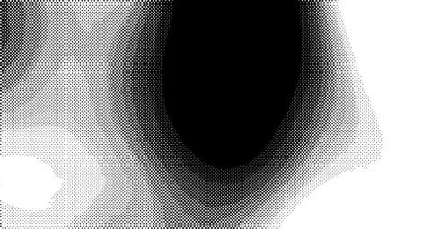 Halftone wave background. Curved gradient texture or pattern. Vertical gradie Stock Illustration