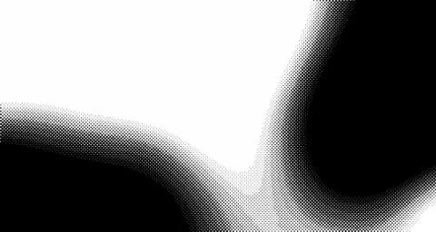 Halftone wave background. Curved gradient texture or pattern. Vertical gradie Stock Illustration