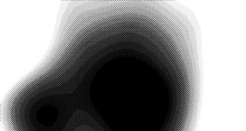 Halftone wave background. Curved gradient texture or pattern. Vertical gradie Stockillustratie