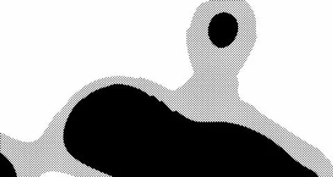 Halftone wave background. Curved gradient texture or pattern. Vertical gradie イラスト素材