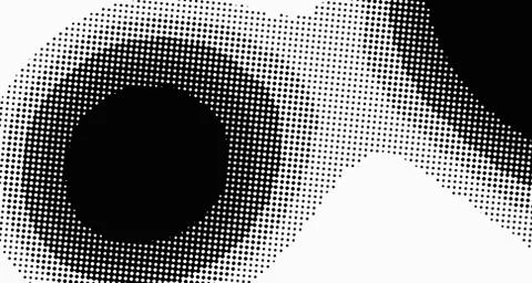 Halftone wave background. Curved gradient texture or pattern. Vertical gradie Illustrazione stock