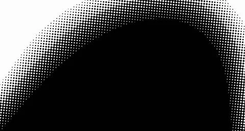 Halftone wave background. Curved gradient texture or pattern. Vertical gradie Illustrazione stock