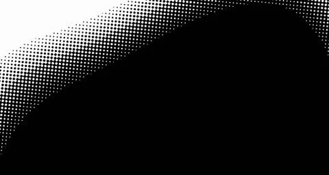 Halftone wave background. Curved gradient texture or pattern. Vertical gradie Illustrazione stock