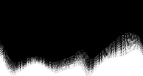 Halftone wave background. Curved gradient texture or pattern. Vertical gradie イラスト素材