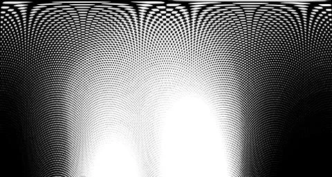 Halftone wave background. Curved gradient texture or pattern. Vertical gradie 스톡 일러스트
