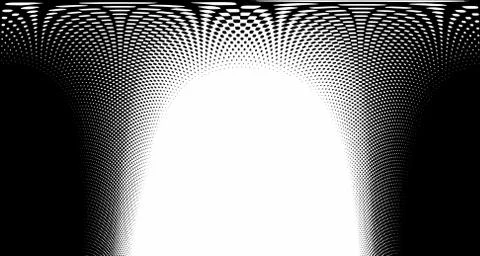 Halftone wave background. Curved gradient texture or pattern. Vertical gradie イラスト素材