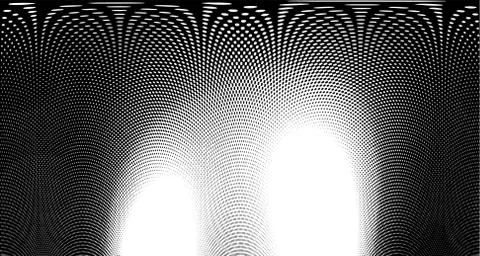 Halftone wave background. Curved gradient texture or pattern. Vertical gradie イラスト素材