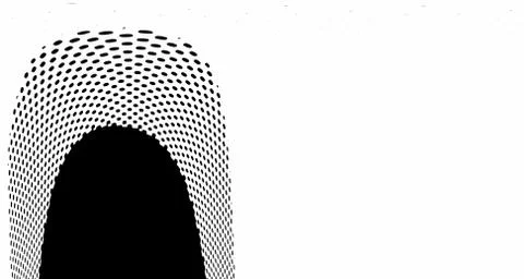 Halftone wave background. Curved gradient texture or pattern. Vertical gradie イラスト素材