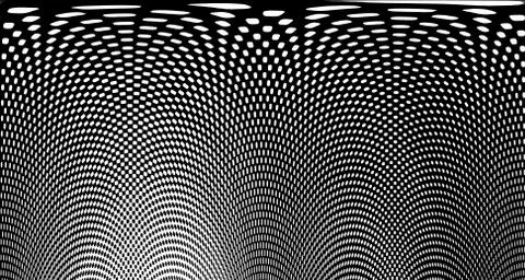 Halftone wave background. Curved gradient texture or pattern. Vertical gradie イラスト素材